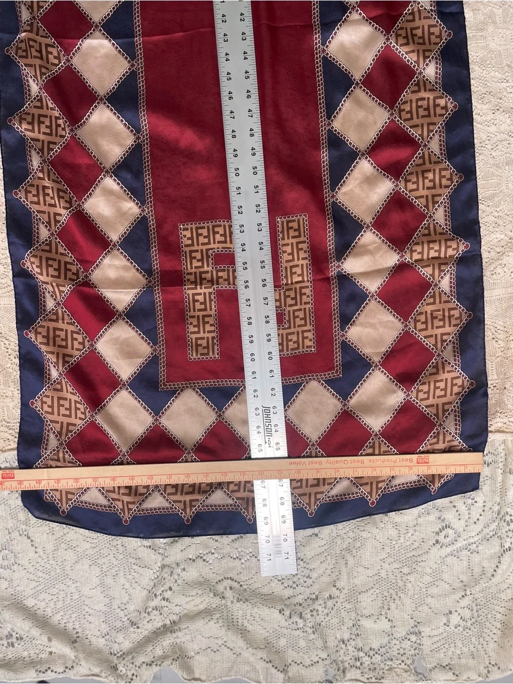 Fendi 65% silk